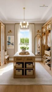 El vestidor como refugio: orden que calma